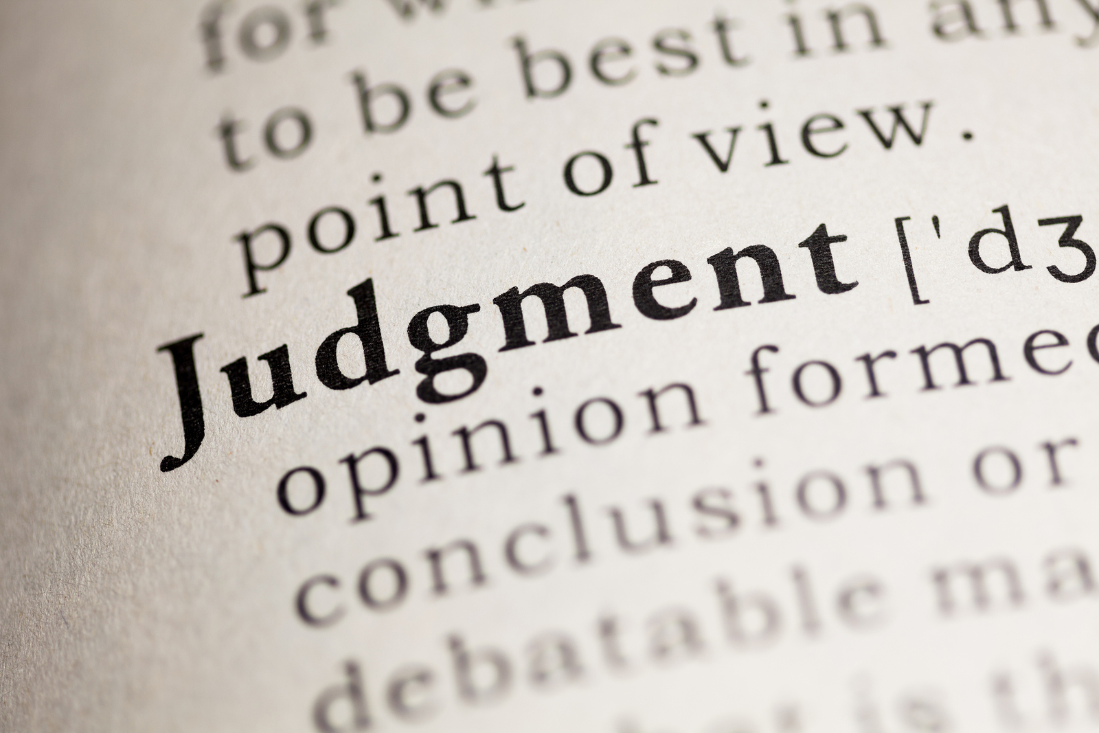 6 Terms For Judicial Decision